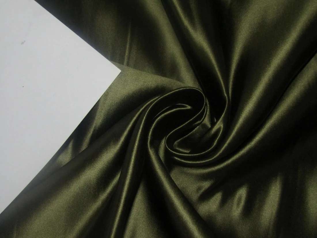 SILK SATIN DUTCHES ARMY GREEN